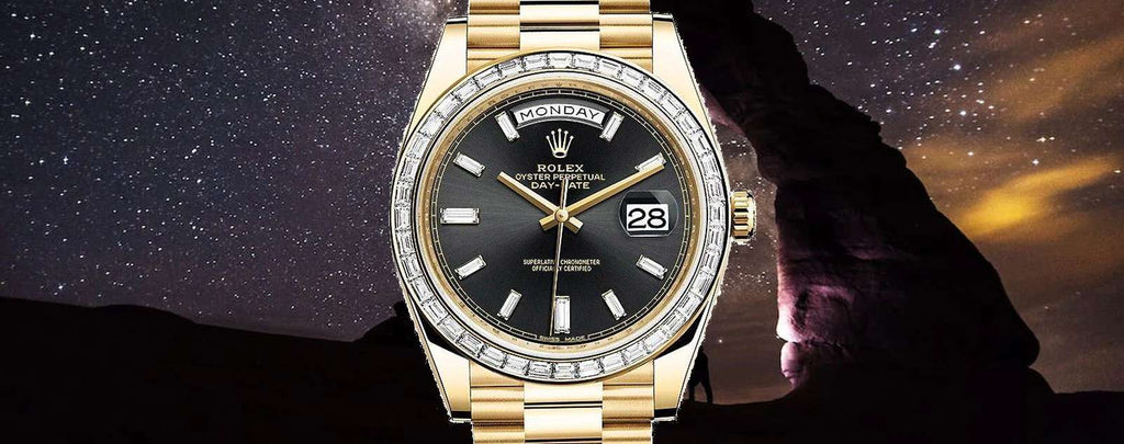 Genuine Black Face Rolex watches for sale by Diamond Source NYC