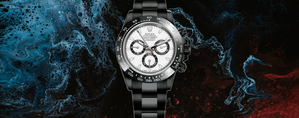 Genuine Black on Black Rolex Daytona PVD Watches for Sale by Diamond Source NYC