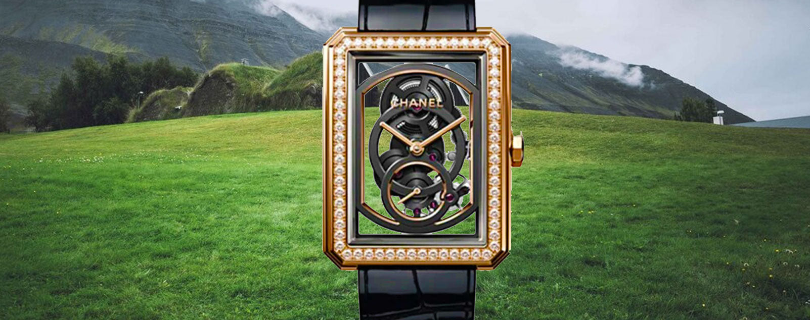 Chanel skeleton watch best sale