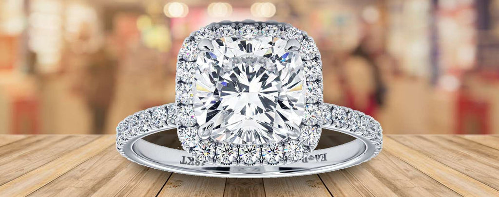 Cushion Cut Engagement Rings for Sale by Diamond Source NYC