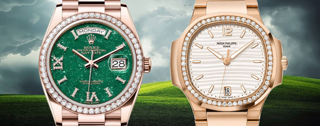 Genuine Diamond Bezel Luxury Watches for Sale by Diamond Source NYC