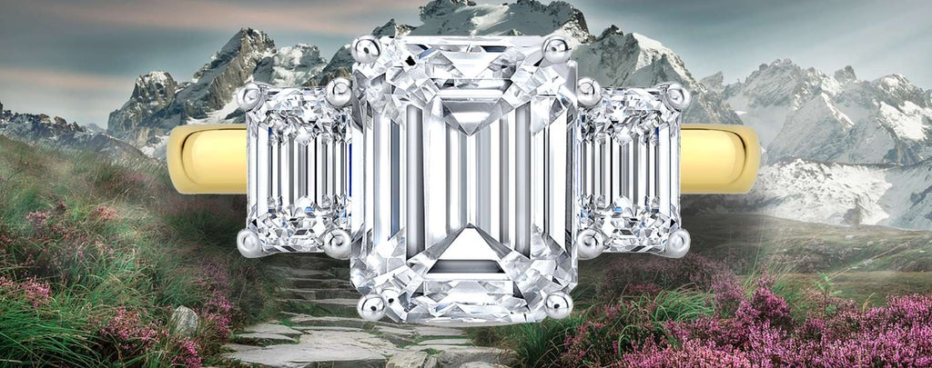 Emerald Cut Engagement Rings for Sale by Diamond Source NYC