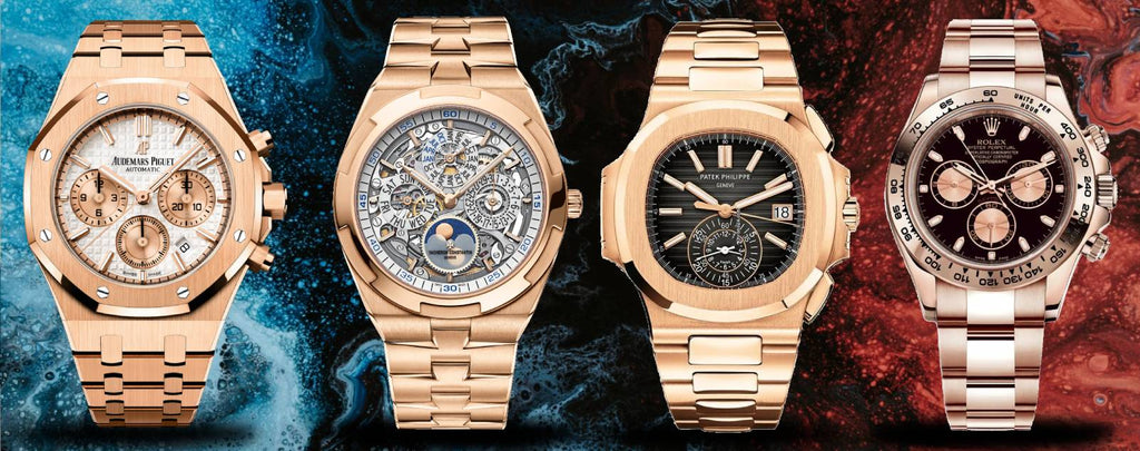 Gold Watches for Men for Sale by Diamond Source NYC