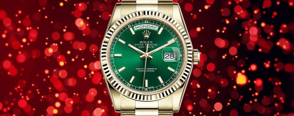 Green Face Rolex Luxury Watches