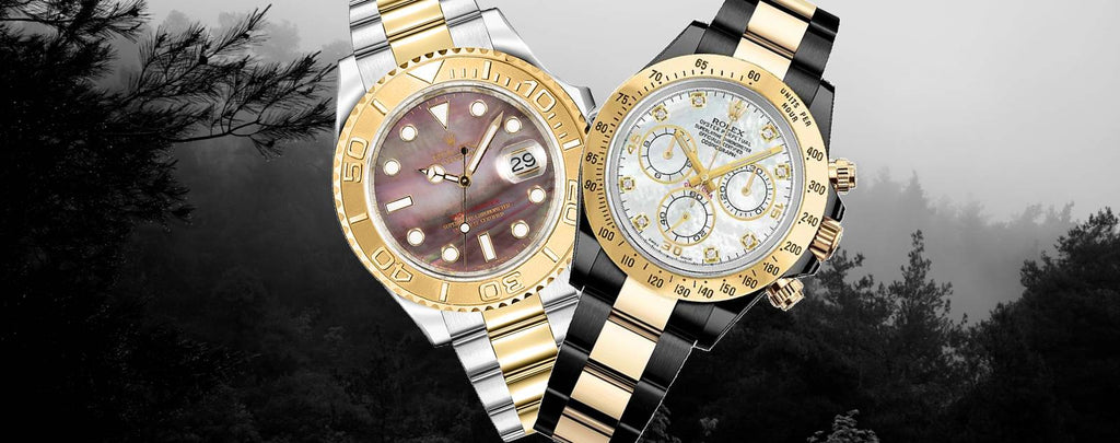 Genuine Mother of Pearl Rolex Watches for Sale by Diamond Source NYC