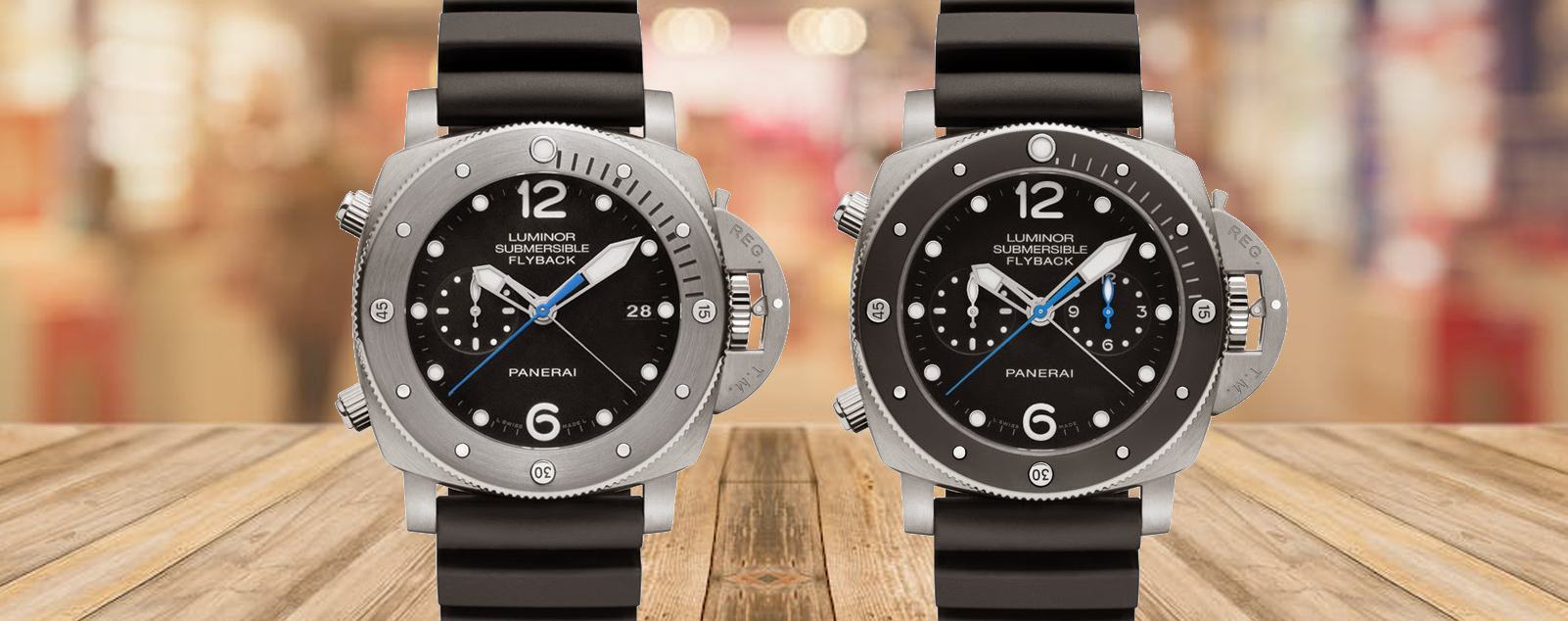 Panerai Luminor 1950 Pam 368 Black Dial Titanium Bezel Brown
