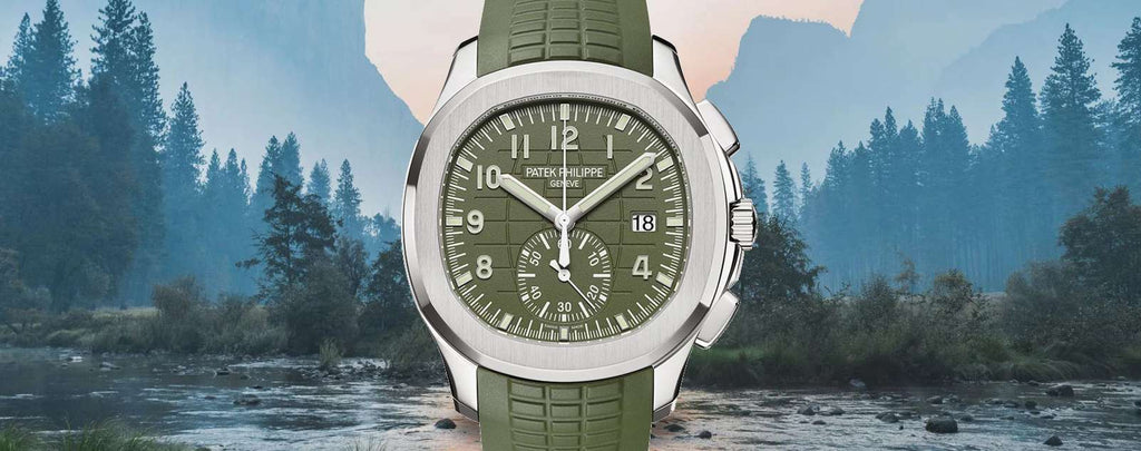 Green patek philippe sale