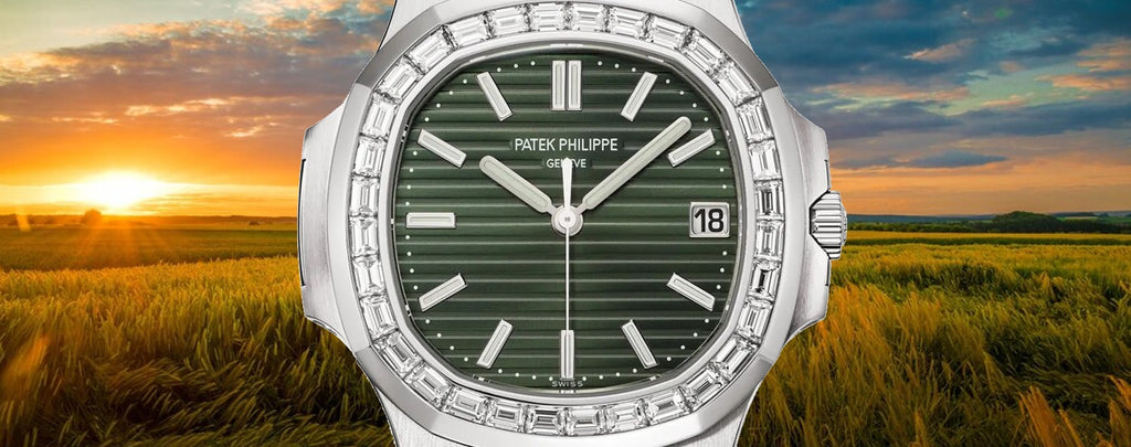 Patek Philippe Nautilus Diamond Bezel Watches for sale by Diamond Source NYC