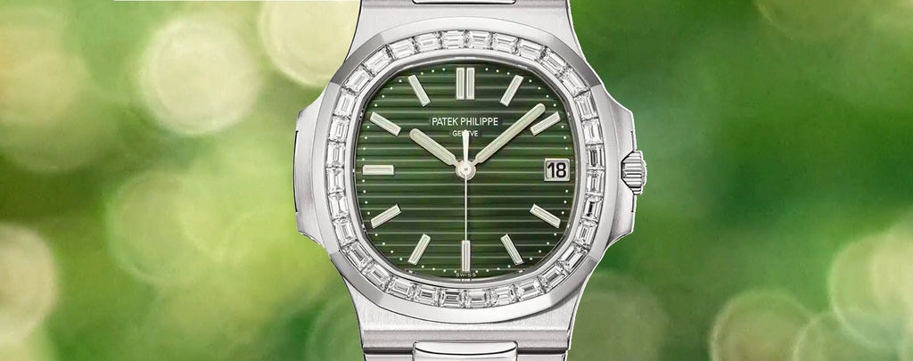 Patek Philippe Nautilus Green Dial Watches for sale by Diamond Source NYC