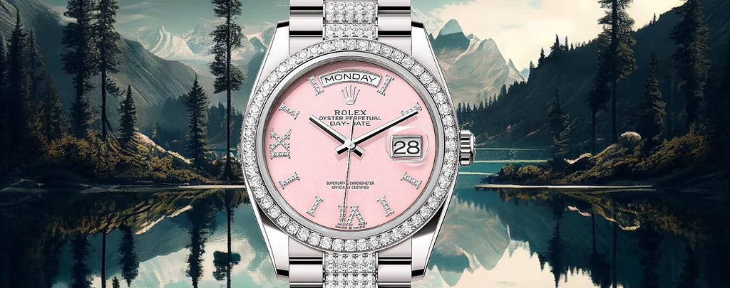 Pink Face Rolex Watches for Sale by Diamond Source NYC