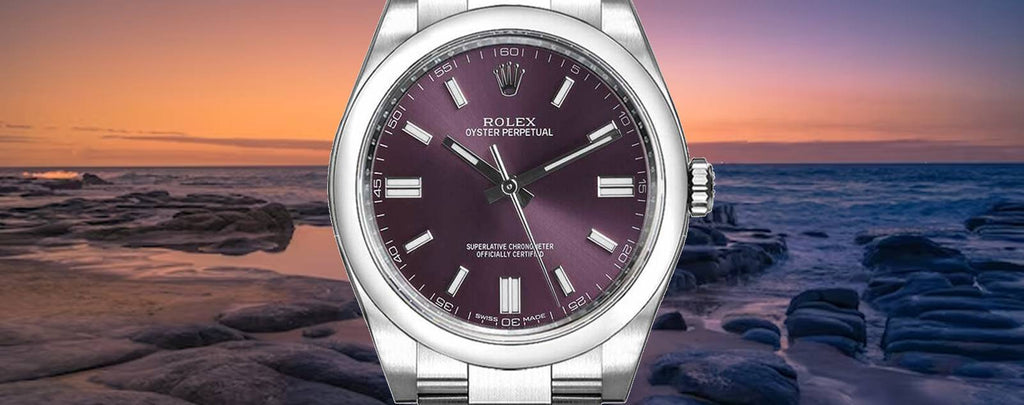 Genuine Purple Rolex Watches for Sale by Diamond Source NYC