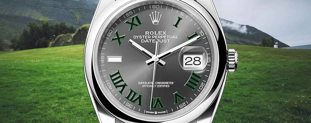 Genuine Rolex Datejust 36 Wimbledon Oyster Watches for Sale by Diamond Source NYC