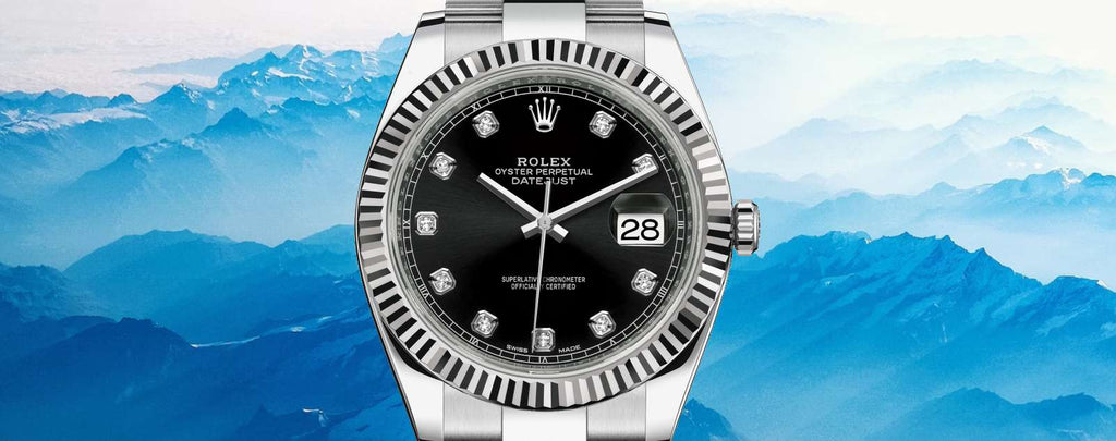 Genuine Rolex Datejust 41 Black Dial Watches for Sale by Diamond Source NYC