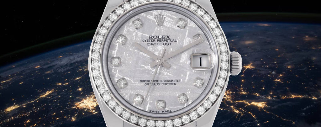 Genuine Rolex Datejust Meteorite Dial Watches for Sale by Diamond Source NYC