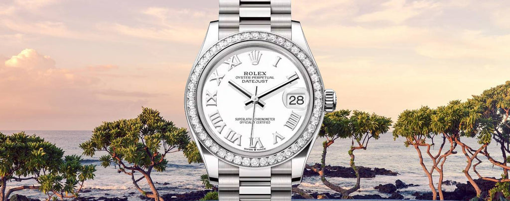 Genuine Rolex Datejust White Dial Watches for Sale by Diamond Source NYC