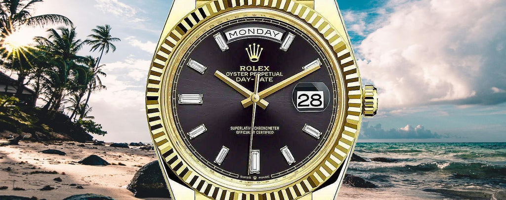 Rolex Day Date 40 Yellow Gold Watches for Sale | Diamond Source NYC™