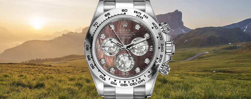 Genuine Rolex Daytona White Gold Watches for Sale by Diamond Source NYC