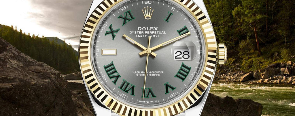 Rolex Wimbledon 36mm Two Tone Watches