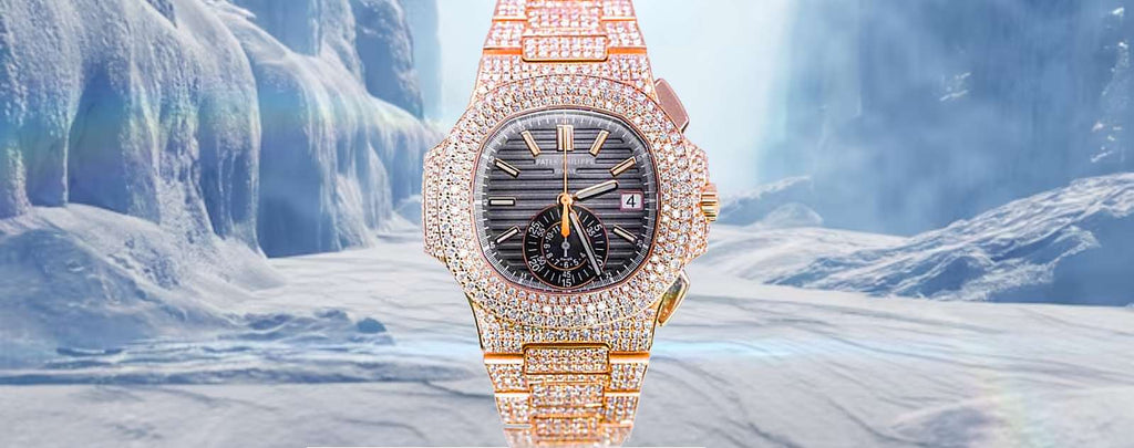 Iced Out Patek - Patek Philippe with diamonds