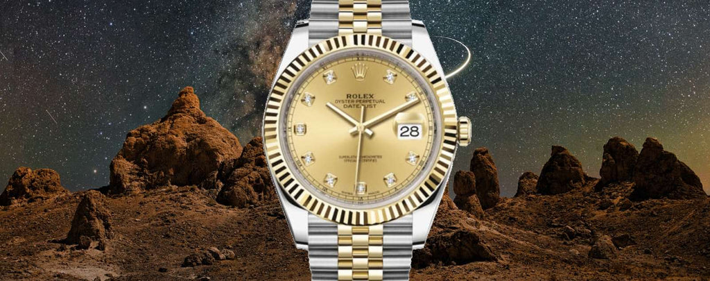 Rolex+Datejust+126333+Gold+and+Silver+Jubilee+Bracelet+with+Gold+Bezel for  sale online