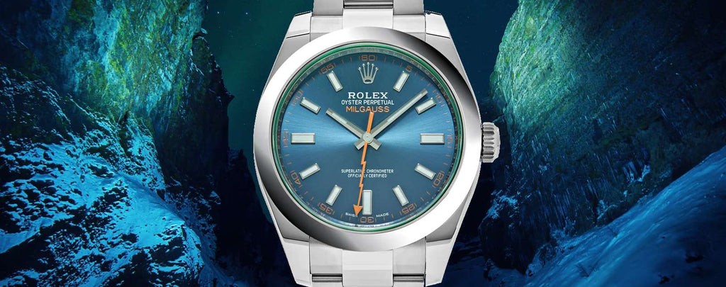 Rolex Milgauss Blue Dial Stainless Steel Mens Watch 116400gv-0002