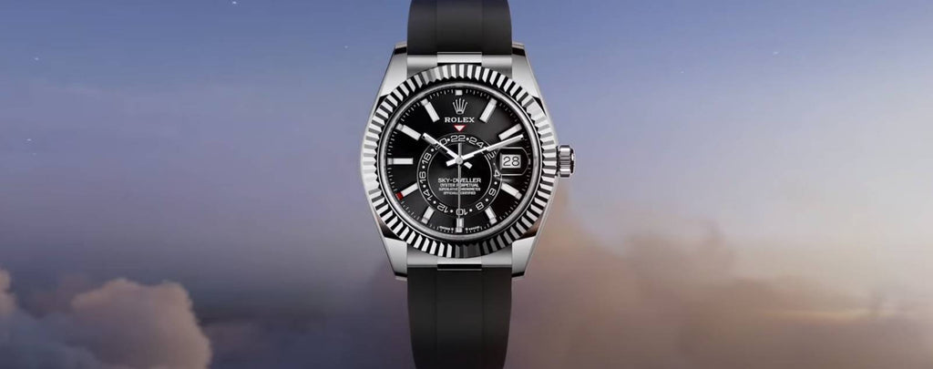Rolex Sky Dweller Black Dial Watches for sale by Diamond Source NYC