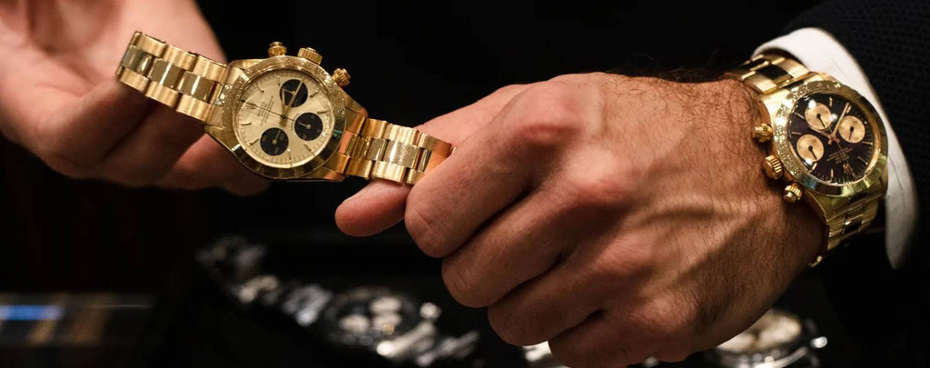 Vintage Rolex 1980s watch on display showcasing craftsmanship
