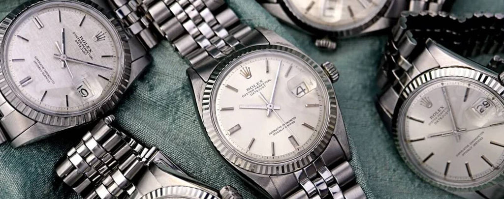 Collection of 1980s Rolex Datejust and Submariner models