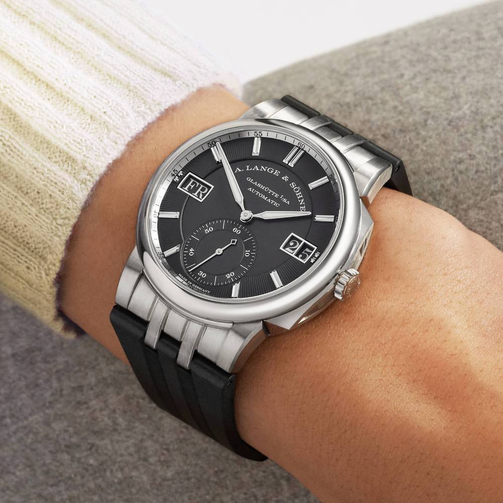 2025 Model A. Lange & Söhne Odysseus 40mm - Ref: 363.068 Grey Dial in 18k White Gold Case, Black Rubber Bracelet