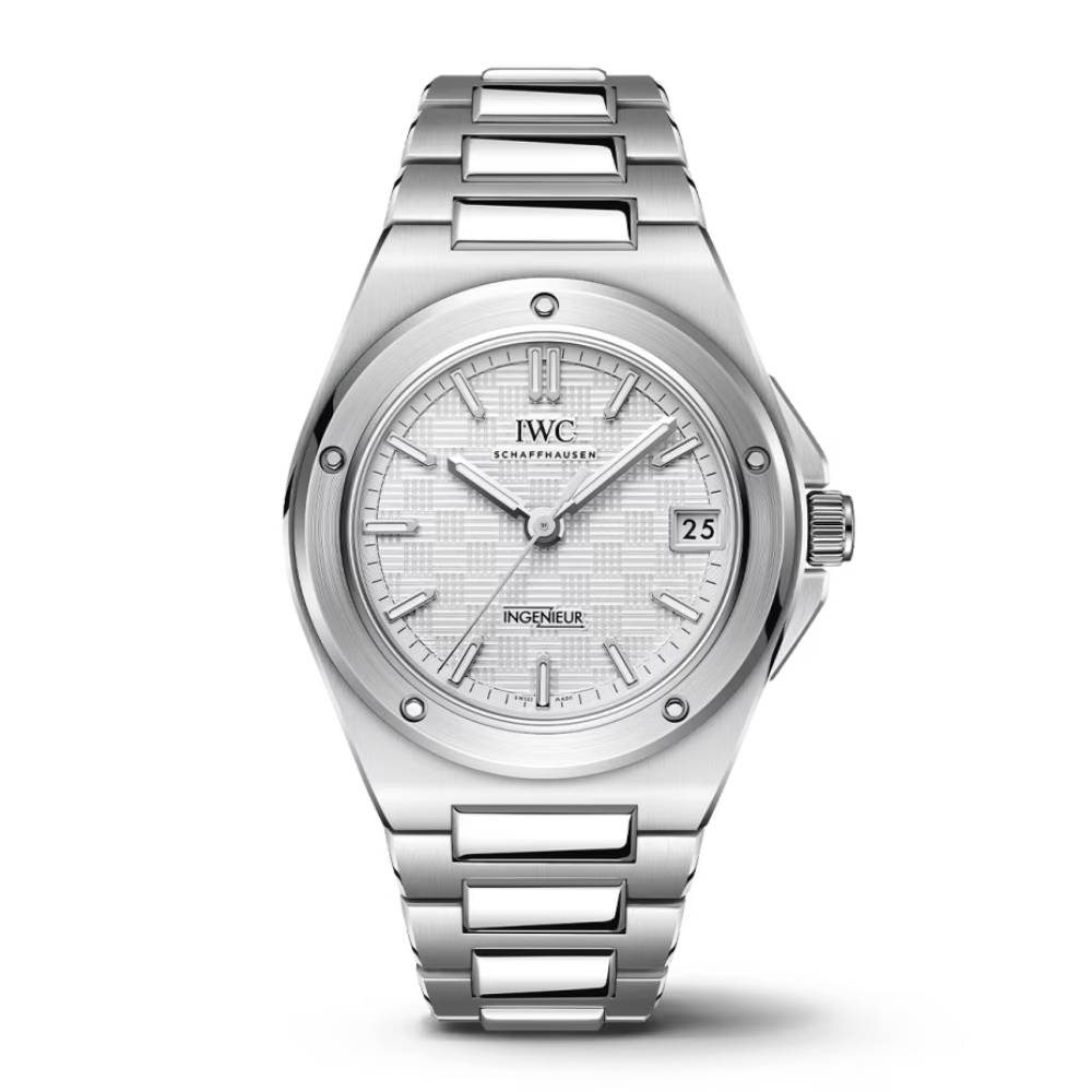 2025 Model IWC Ingenieur Automatic 35mm - Ref: IW324901 White Dial in Stainless Steel Case