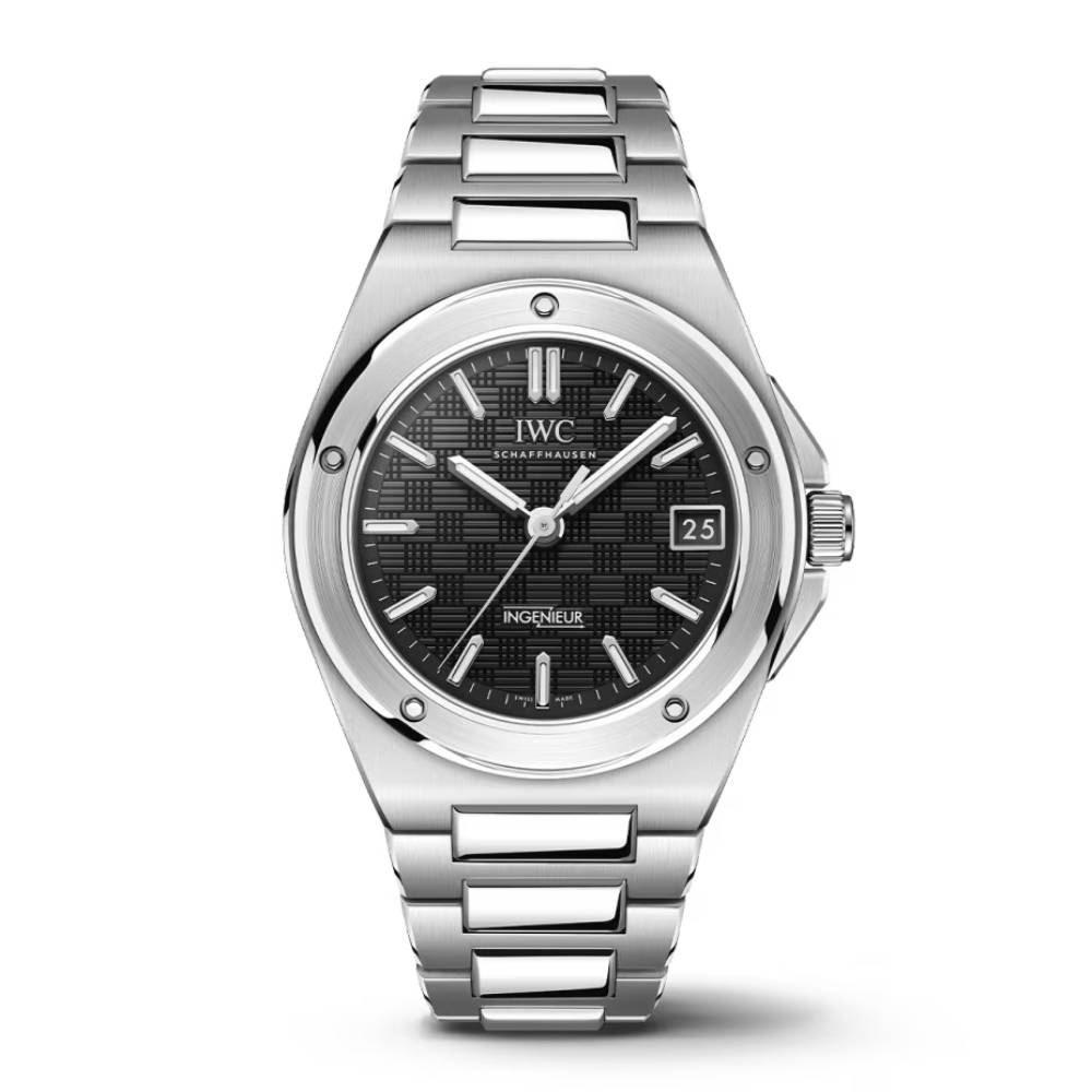 2025 Model IWC Ingenieur Automatic 35mm - Ref: IW324906 Black Dial in Stainless Steel Case