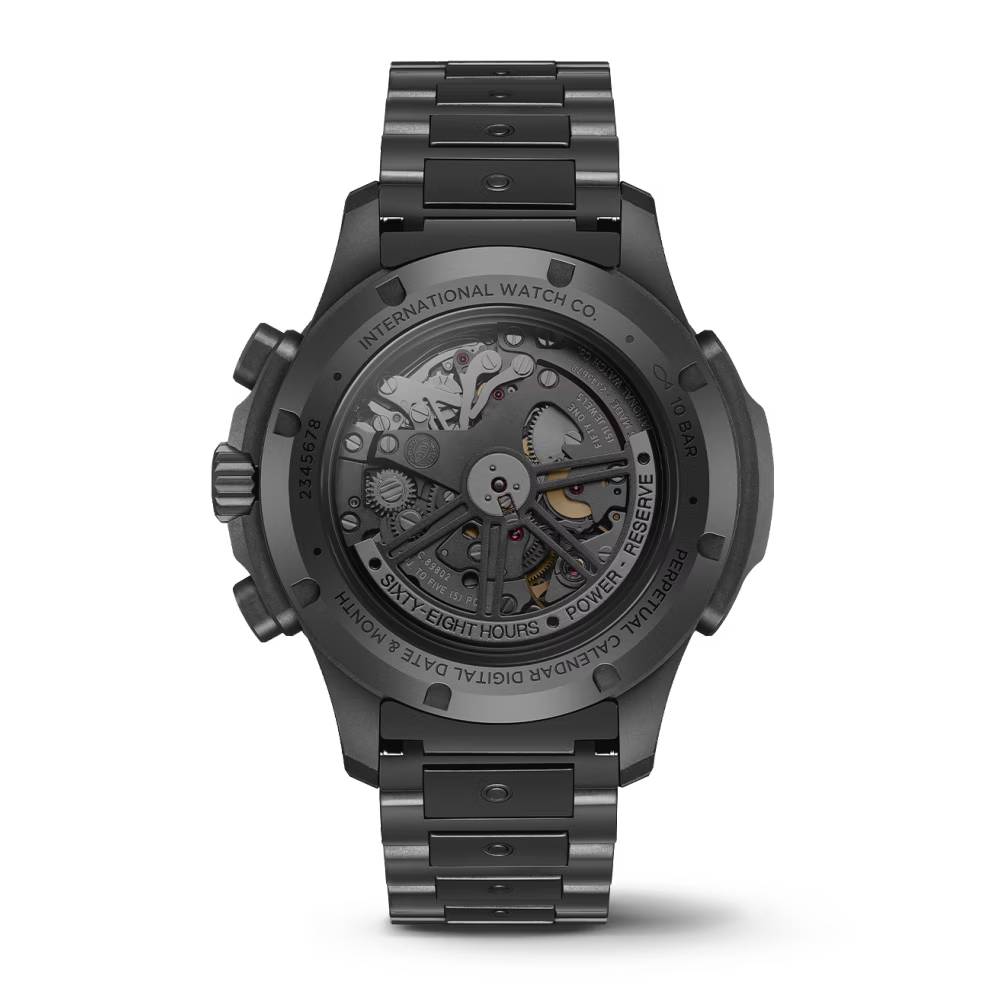 2025 Model IWC Pilot’s Watch Performance Chronograph Perpetual Calendar Digital Date-Month 43mm - Ref: IW388801 Black Dial in Ceratanium Case