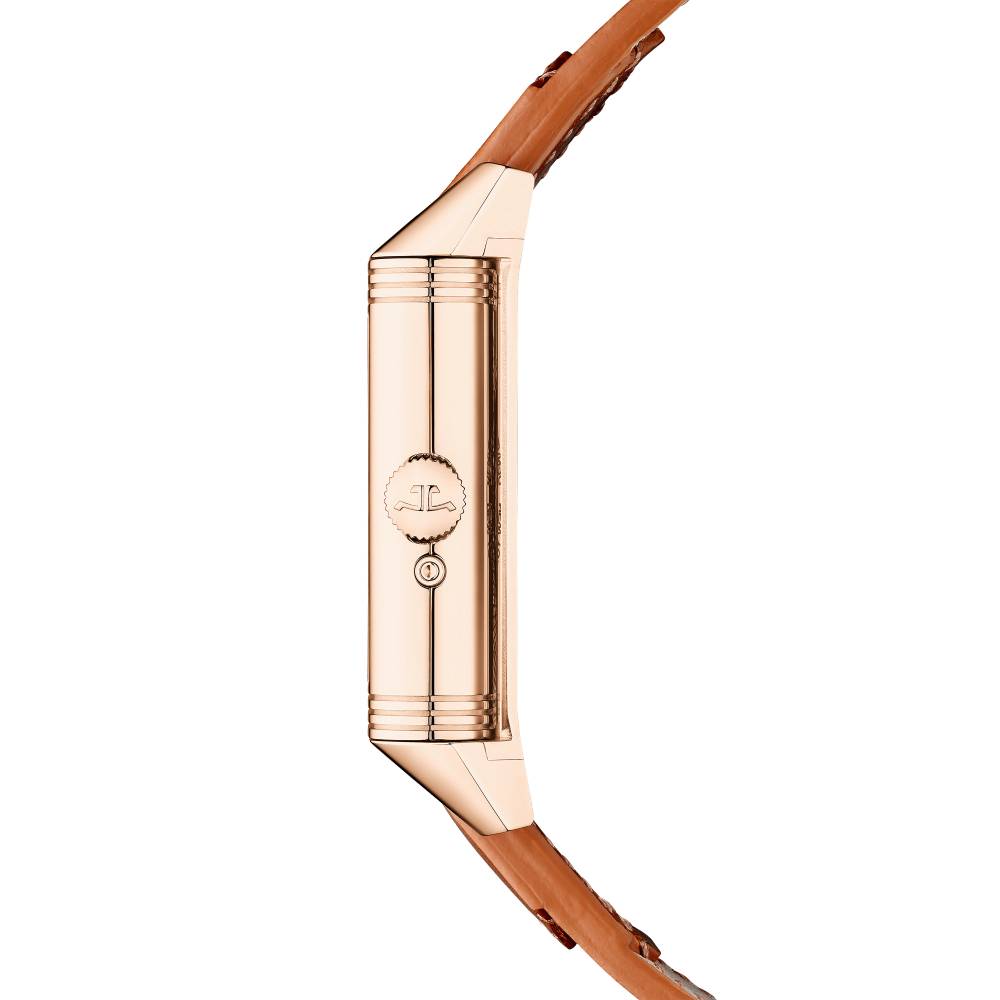 2025 Model Jaeger-LeCoultre Reverso Tribute Geographic 49mm - Ref: Q714256J Brown Dial in 18k Rose Gold Case, Light-Brown Leather