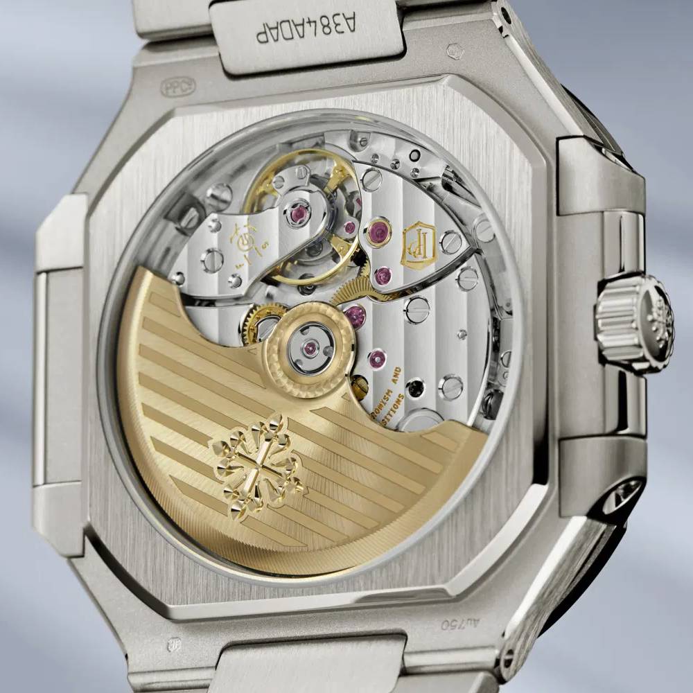 2025 Model Patek Philippe Cubitus 40 mm Watch - Ref: 7128/1G-001 - Blue Dial in 18K White Gold Bracelet