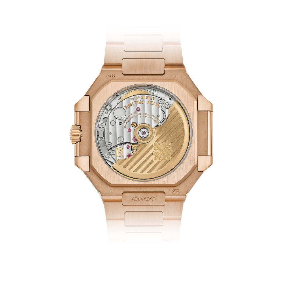 2025 Model Patek Philippe Cubitus 40 mm Watch - Ref: 7128/1R-001 - Brown Dial in 18K Rose Gold Bracelet