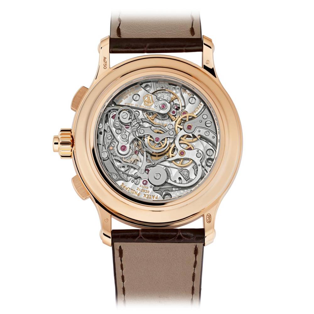 2025 Model Patek Philippe Grand Complications Split-Seconds Chronograph 41mm Watch - Ref: 5370R-001 - Brown Dial in 18K Rose Gold Brown Alligator Strap