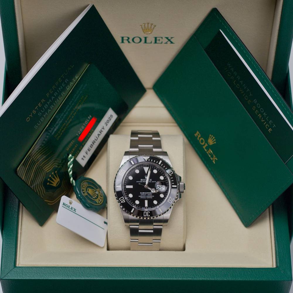 2025 Model Rolex Submariner Date 41mm | Stainless steel bracelet | Black dial | Men's Watch 126610LN