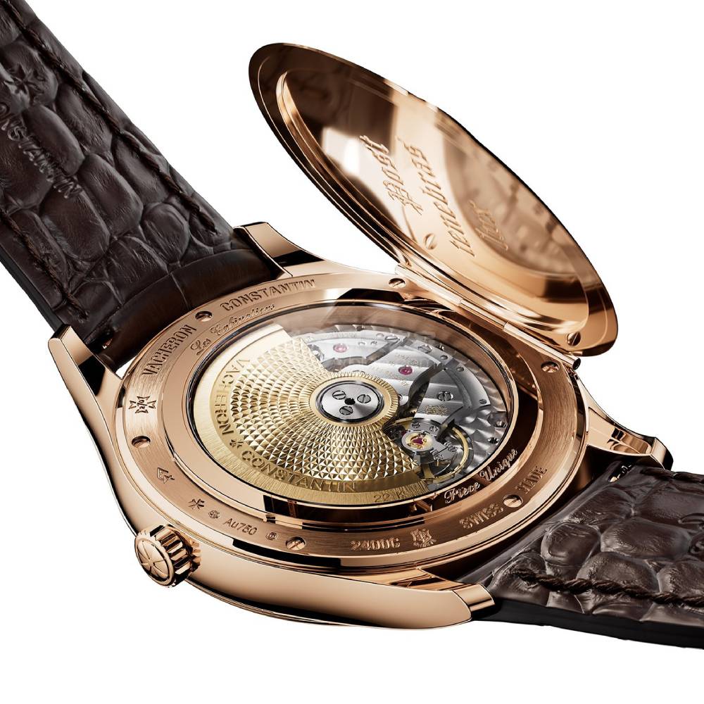 2025 Model Vacheron Constantin Les Cabinotiers Tribute To The Tour De L’île – Engraving 40mm - Ref: 2400C/000R-412C 18K Rose Gold Dial in 18K Rose Gold Case, Brown Leather