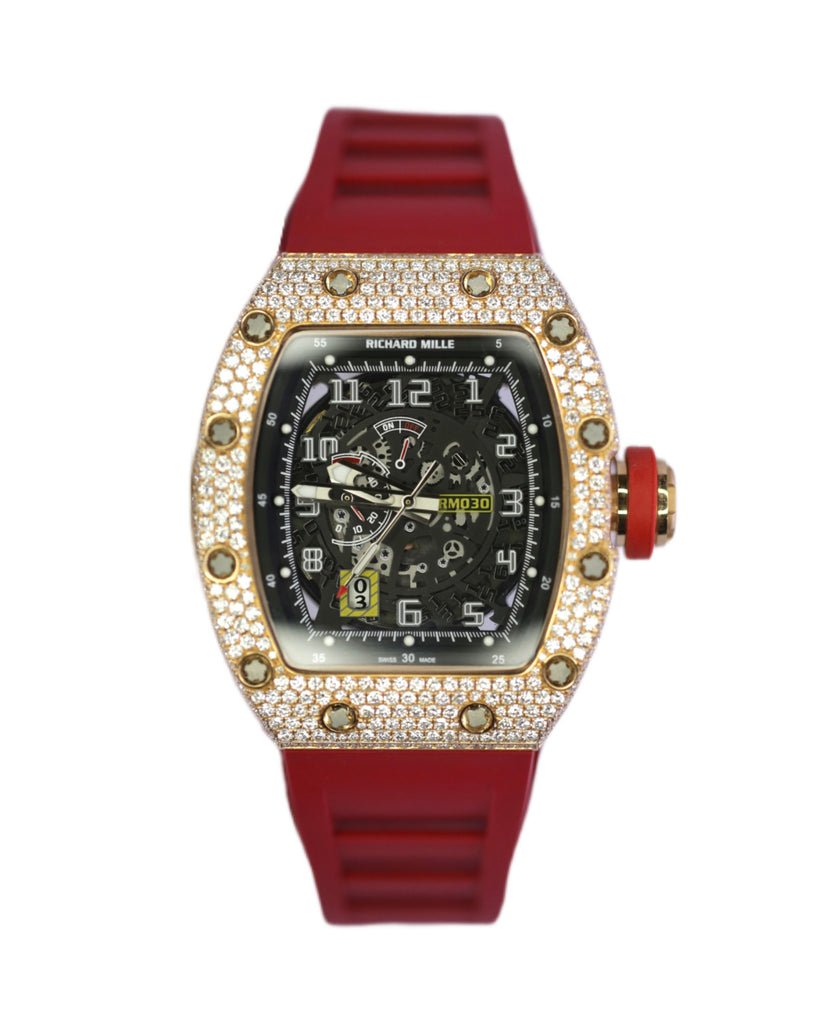 RICHARD MILLE, Custom Made Red Rubber Watch, Ref. # RM-030