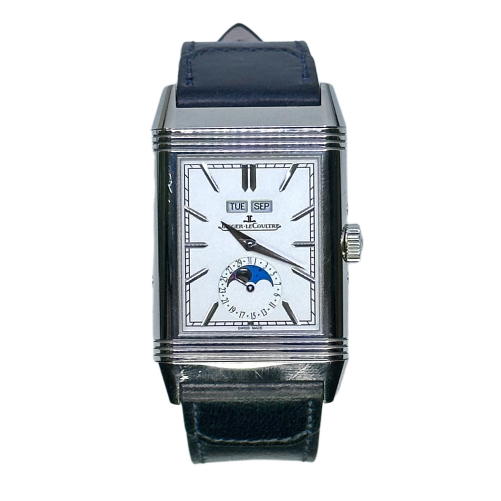 Jaeger-LeCoultre, Tribute Silver Dial Leather Strap Watch, Ref. # Q3918420