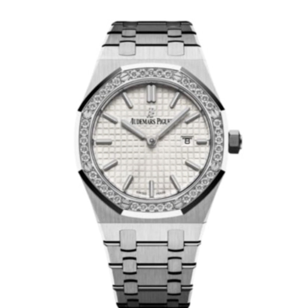 Audemars Piguet, Royal Oak 33 mm, stainless steel Bracelet, Diamond Bezel Ladies Watch, Ref. # 67651ST.ZZ.1261ST.01