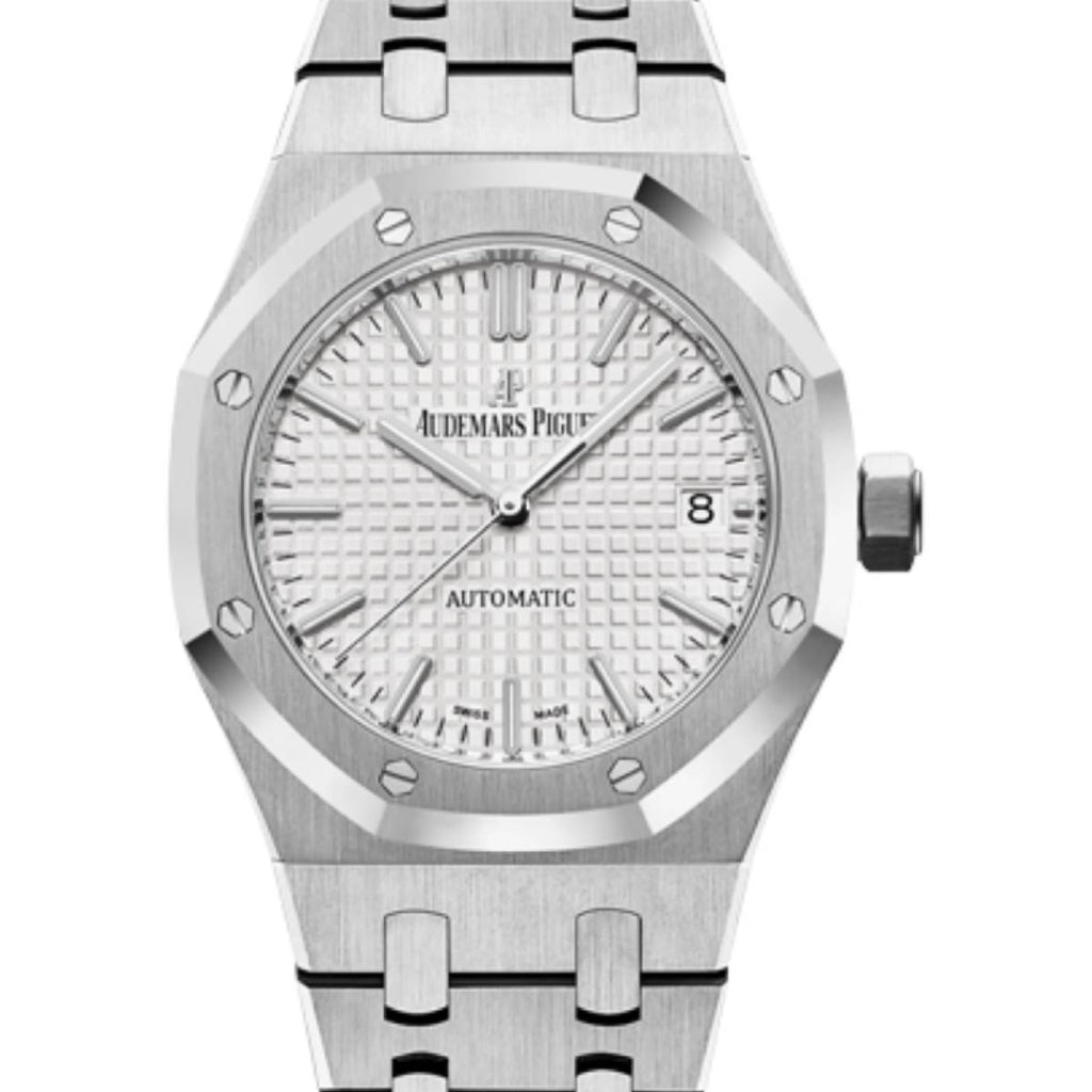 Audemars Piguet Royal Oak 37 mm | Stainless steel Bracelet | Silver-toned Dial | Ladies Watch Ref. 15450ST.OO.1256ST.01