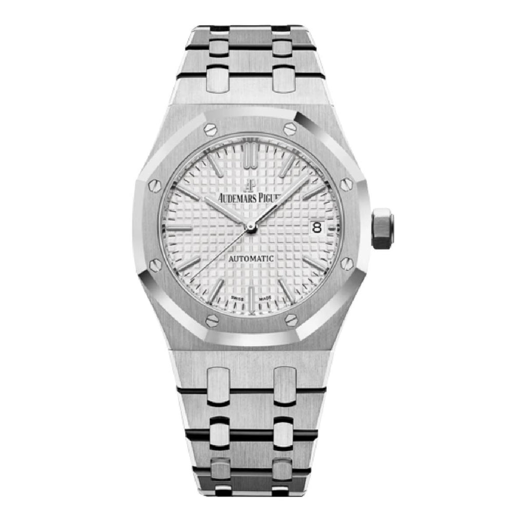 Audemars Piguet Royal Oak 37 mm | Stainless steel Bracelet | Silver-toned Dial | Ladies Watch Ref. 15450ST.OO.1256ST.01