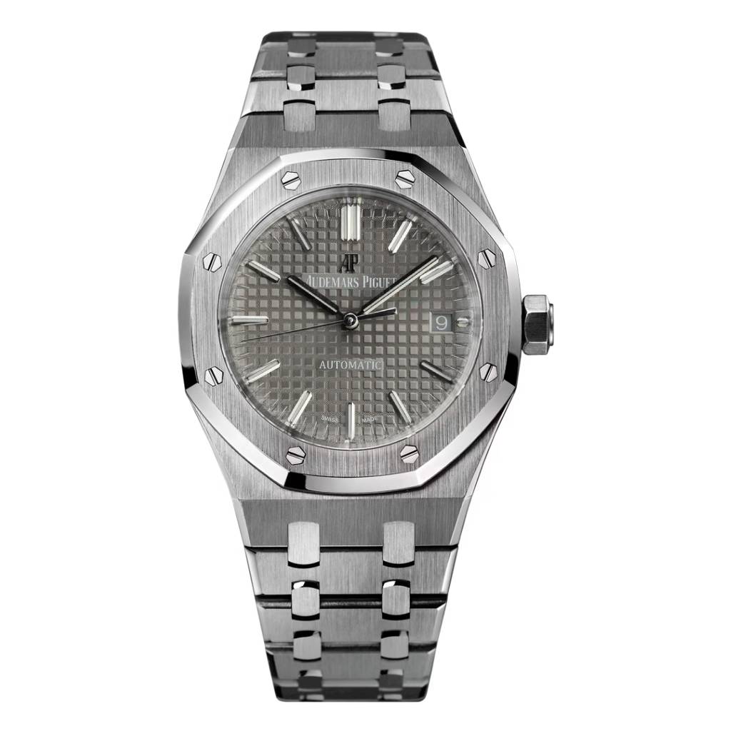 Audemars Piguet Royal Oak 37 mm | Stainless steel Bracelet | Grey Dial | Ladies Watch Ref. 15450ST.OO.1256ST.02