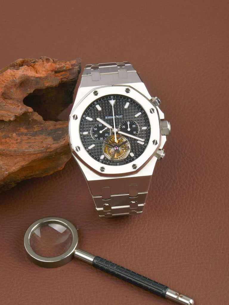 Audemars Piguet Royal Oak 44 mm | Stainless steel Bracelet, Black Dial, Mens Watch, Ref. 25977ST.OO.1205ST.02