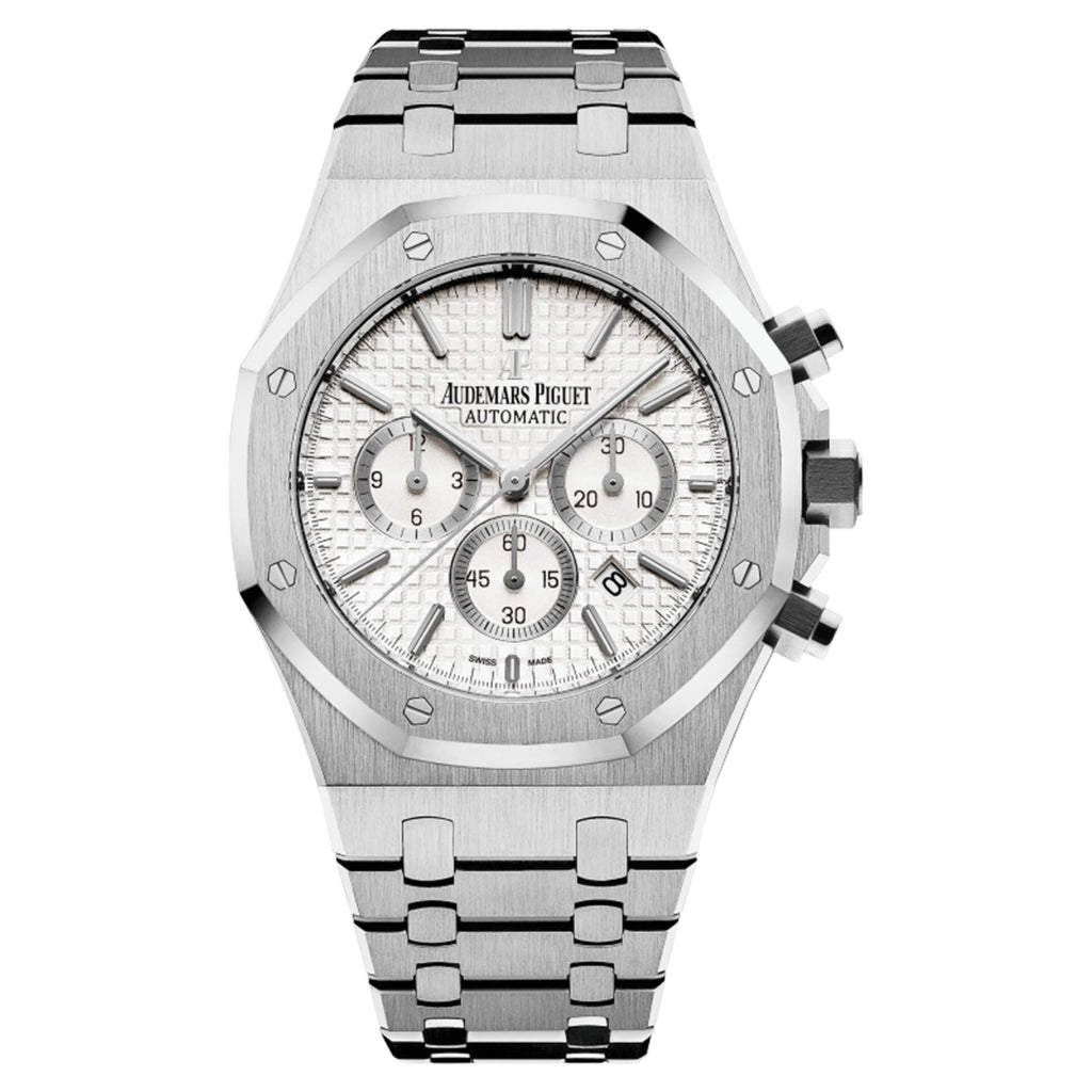 Audemars Piguet Royal Oak Chronograph 41 mm | Stainless Steel Bracelet | Silver-toned Dial | Mens Watch, Ref. 26320ST.OO.1220ST.02