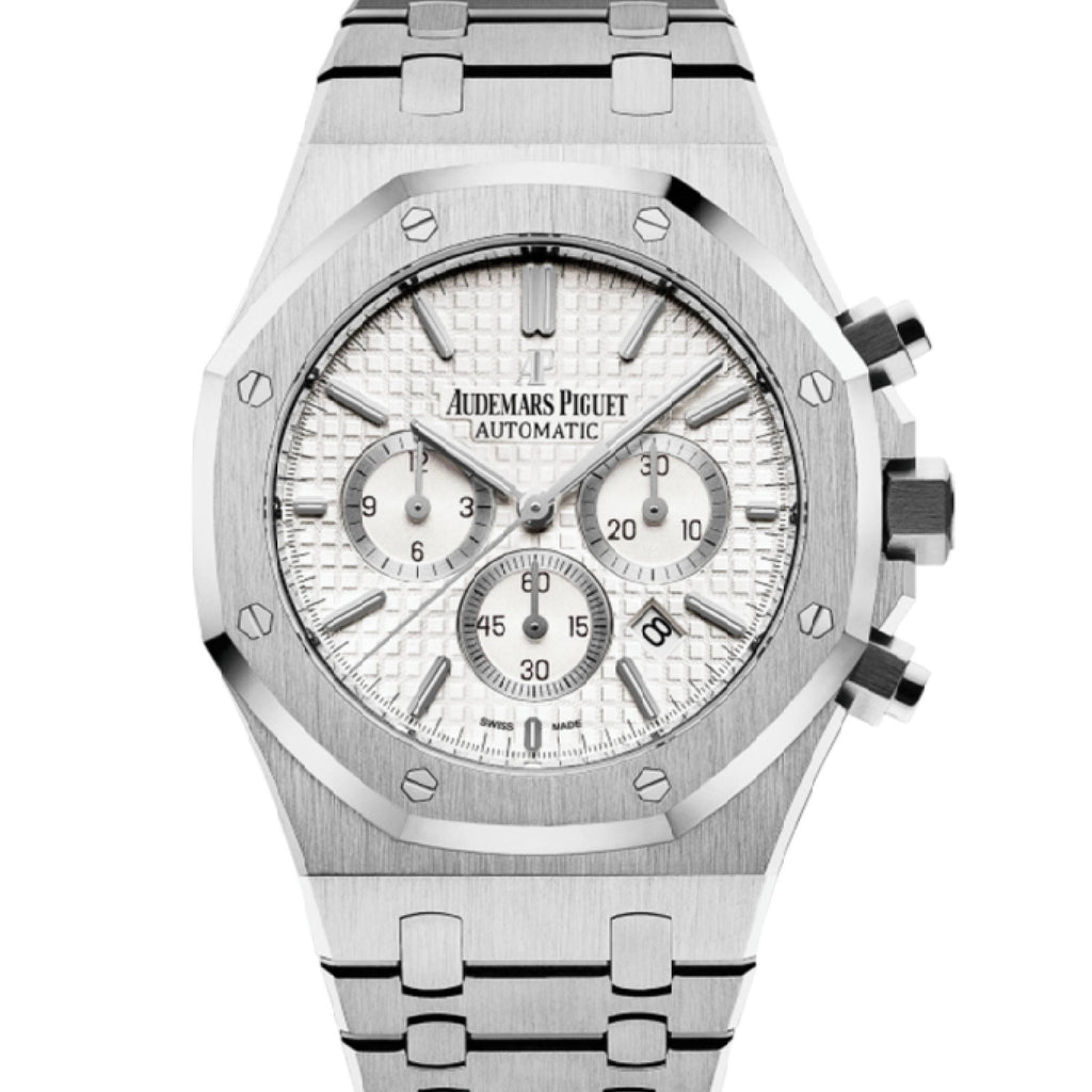 Audemars Piguet Royal Oak Chronograph 41 mm | Stainless Steel Bracelet | Silver-toned Dial | Mens Watch, Ref. 26320ST.OO.1220ST.02