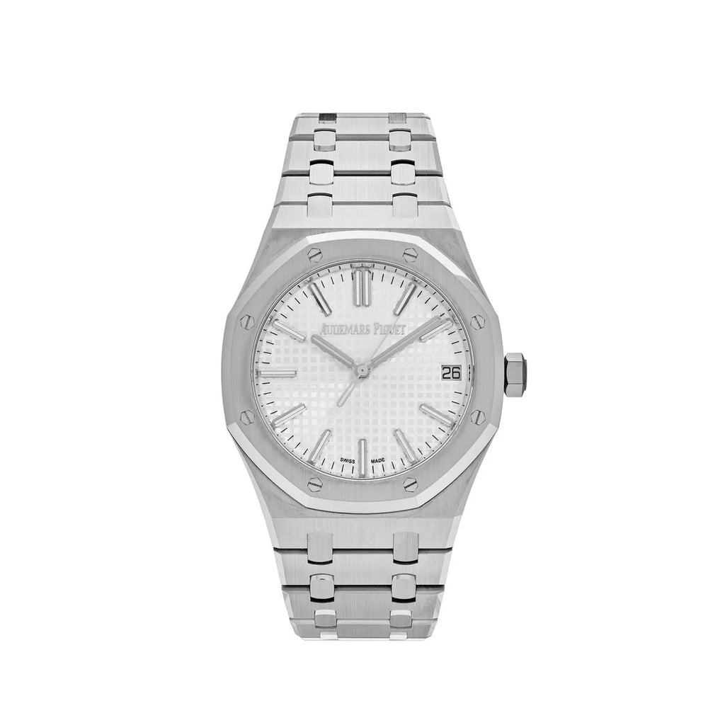 Audemars Piguet, Royal Oak Selfwinding 41 mm, Stainless steel Bracelet, silver-toned Dial, Mens Watch, Ref. # 15510ST.OO.1320ST.08