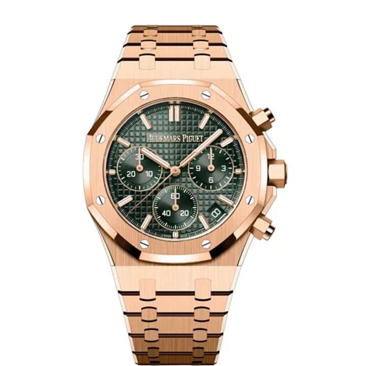 Audemars Piguet Royal Oak 41 Rose Gold Black Dial 15510OR.OO.1320OR.04 –  Element iN Time NYC