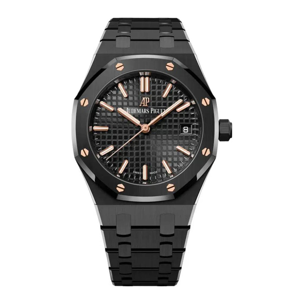 Audemars Piguet Royal Oak Tourbillon 34 mm, Black ceramic Bracelet, Black Dial, Black Ceramic Case | Mens Watch, Ref. 77350CE.OO.1266CE.01